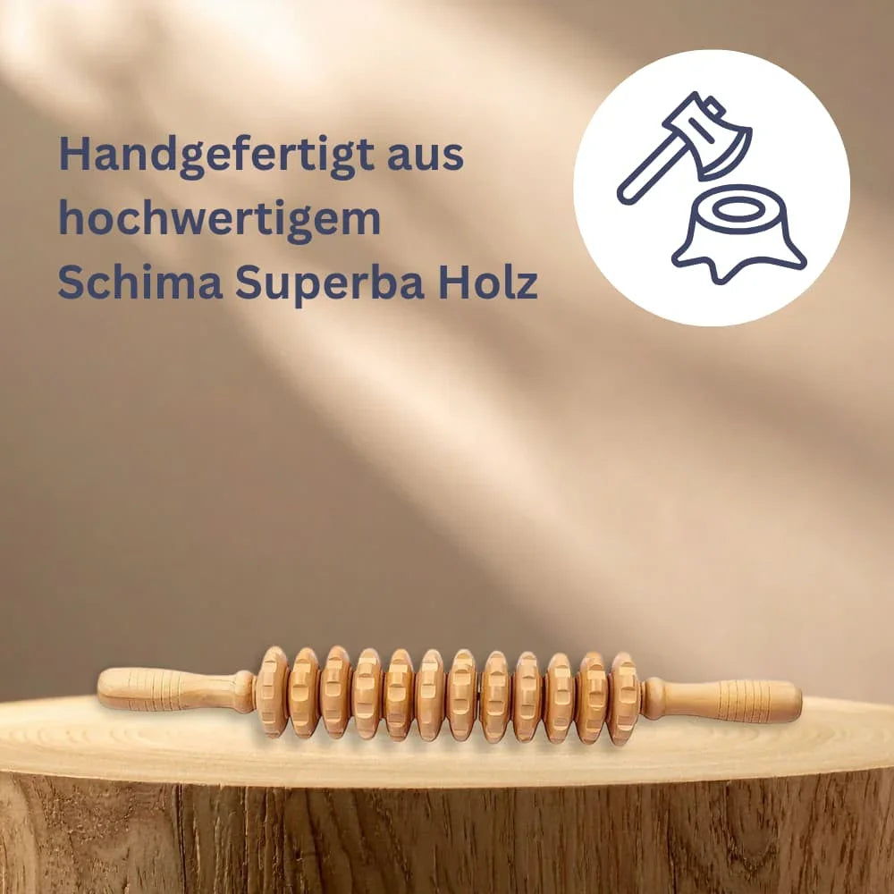 VitaWood – Cellulite Roller for Lymphatic Flow and Firming