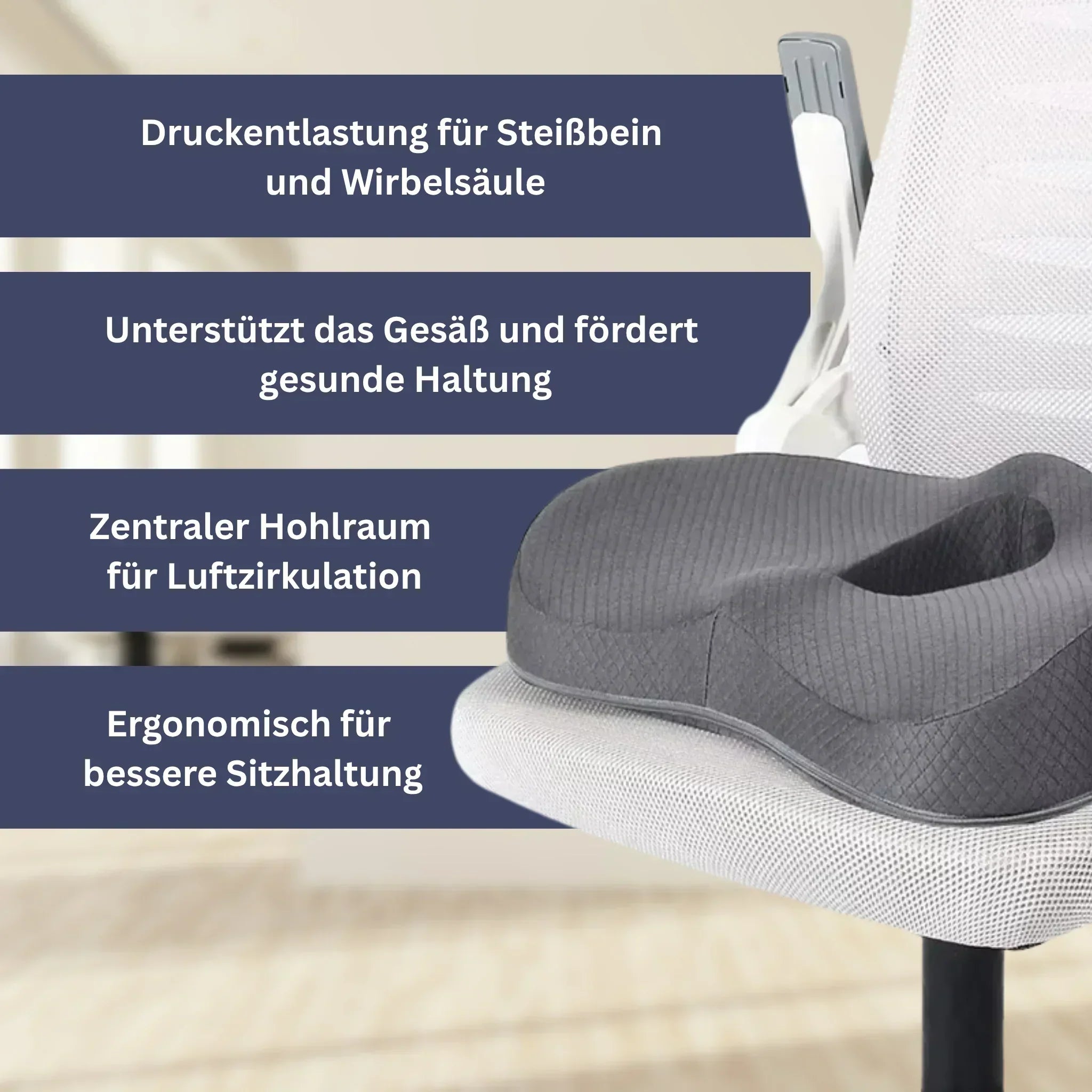 PosturePlus – Orthopedic Seat Cushion