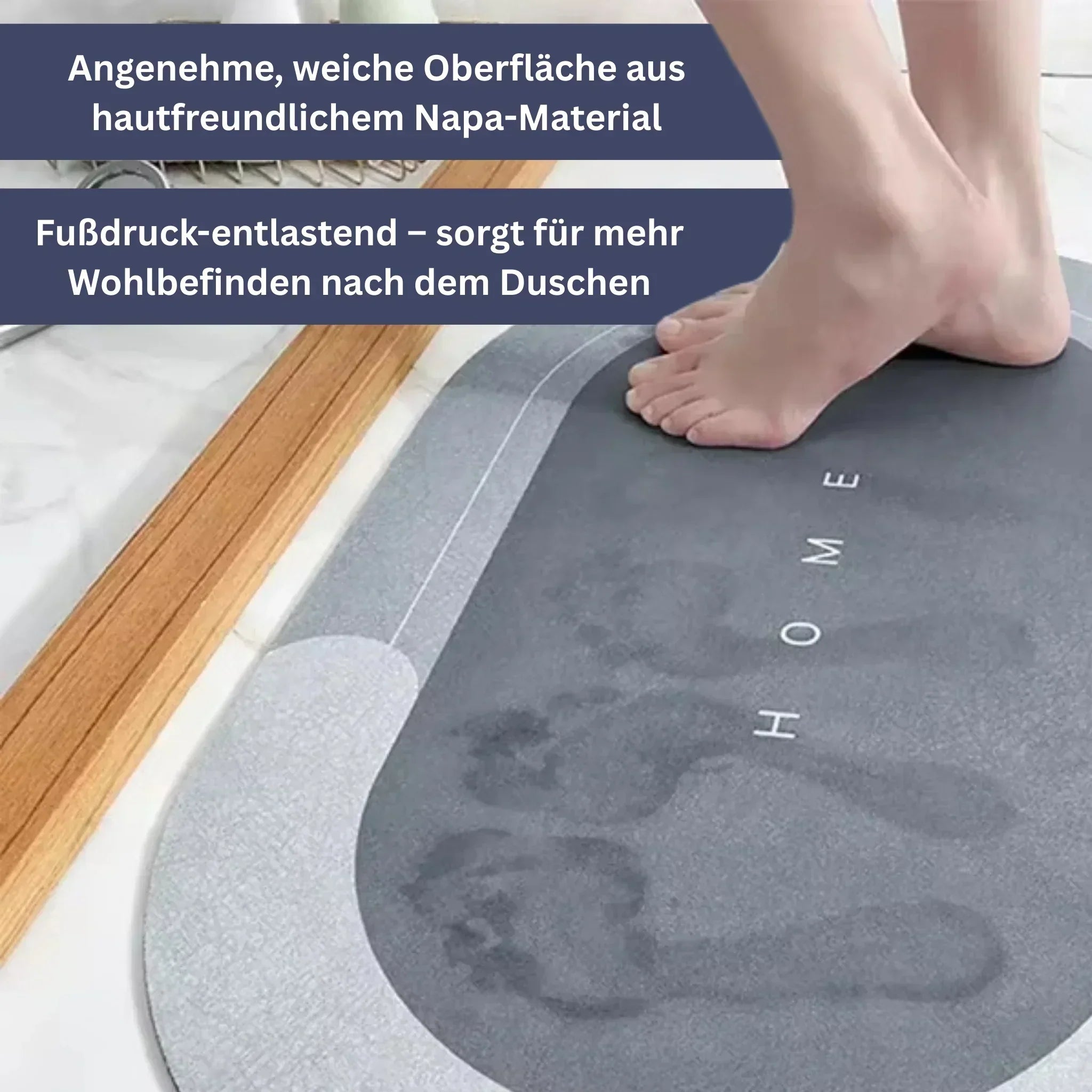 QuickMat – The Hygienic Quick-Dry Bath Mat