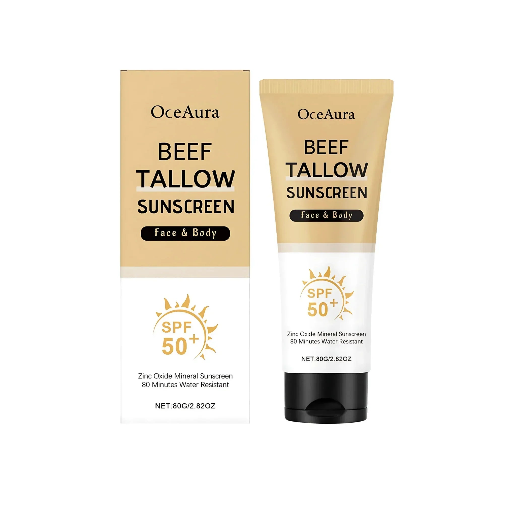 Natural Beef Tallow Sunscreen – Moisture & Protection