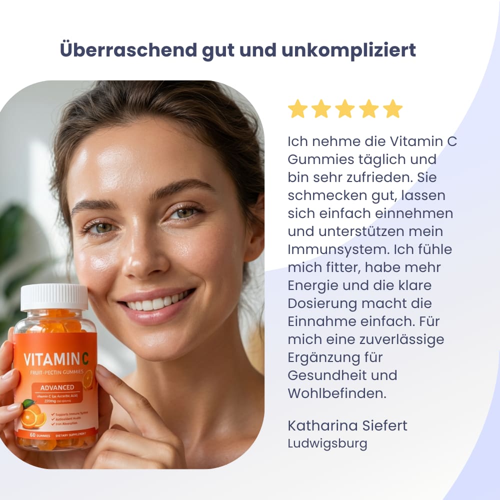 Vitamin C Gummies – Immune Support & Cell Protection