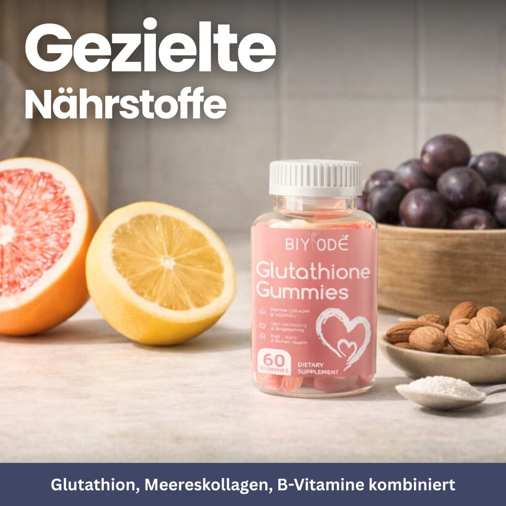 Hautpflege Gummies – Glutathion & Vitamine