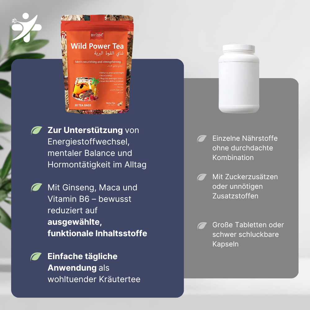 Herbal Tea with Ginseng & Maca
