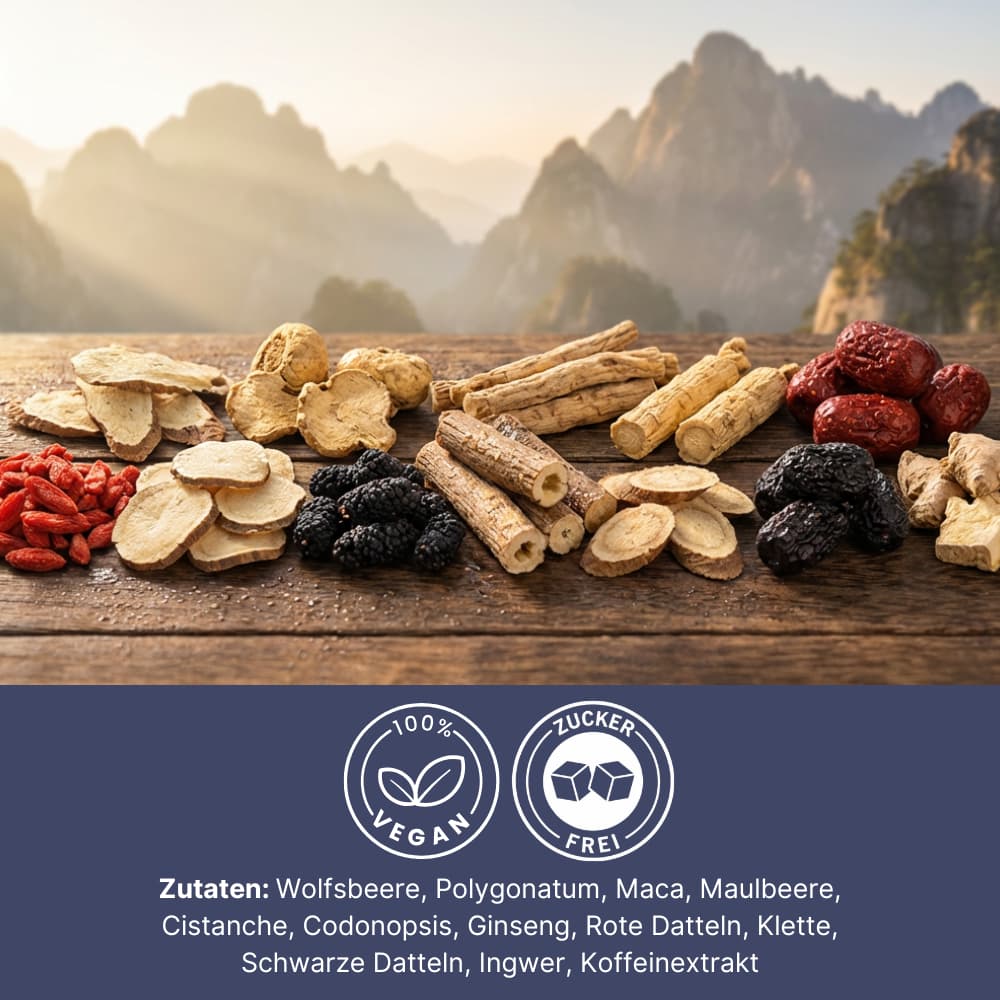 Herbal Tea with Ginseng & Maca