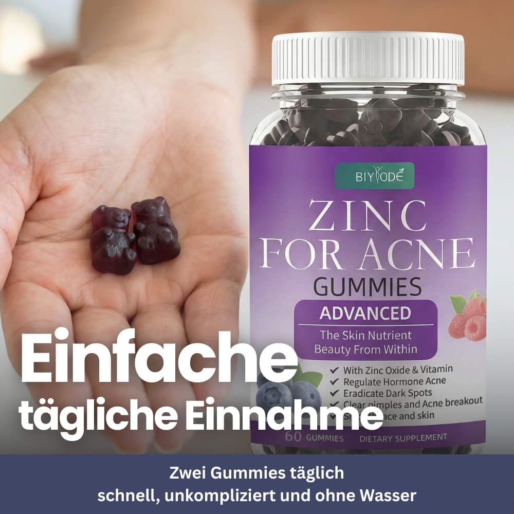 Zinc + Vitamin C Gummies – For Skin & Immune Health
