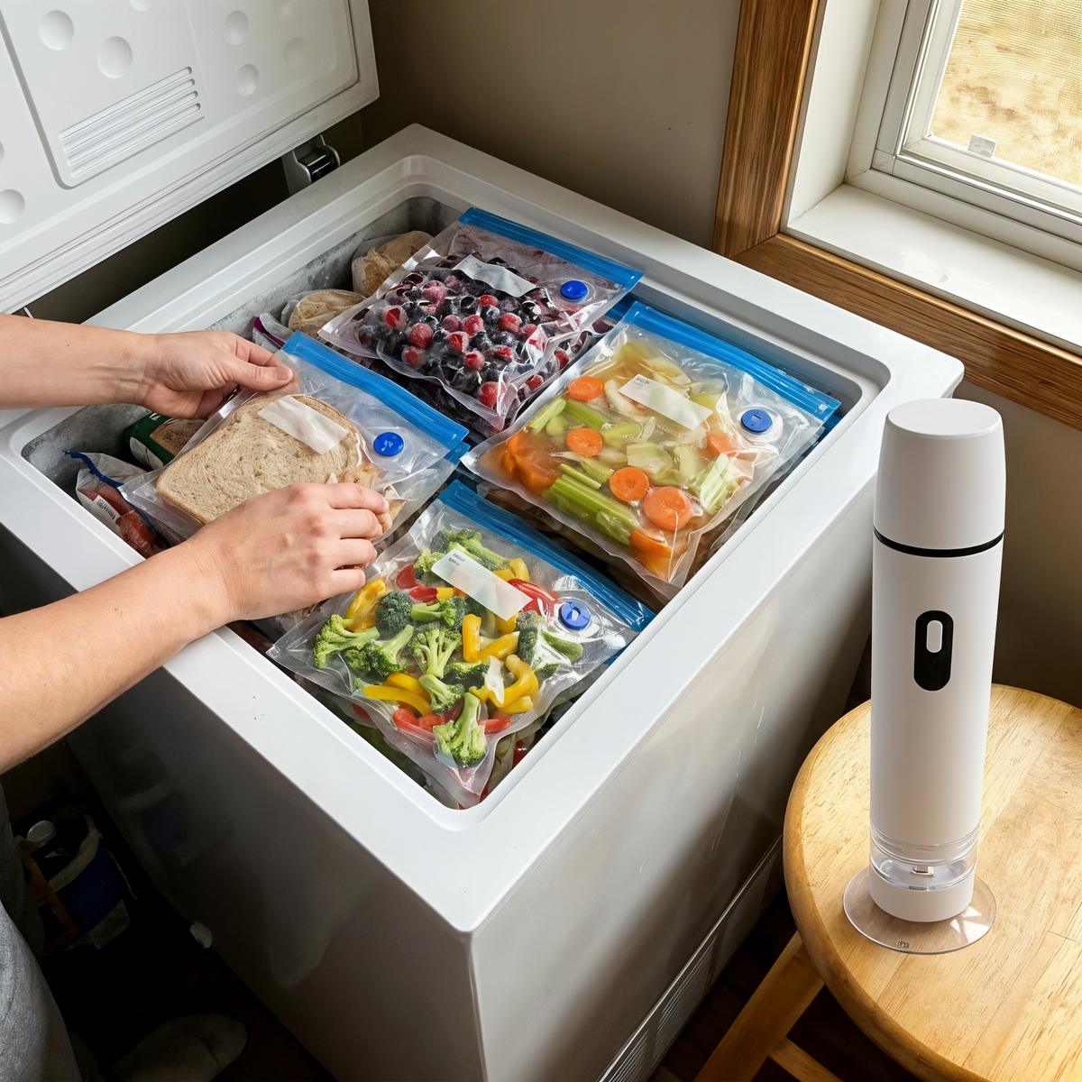 VacuFresh Mini-Vakuumpumpe – freezer